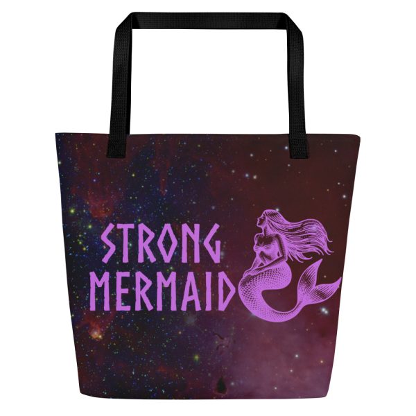 Strong Mermaid (Astra) Large Tote Bag - Image 2