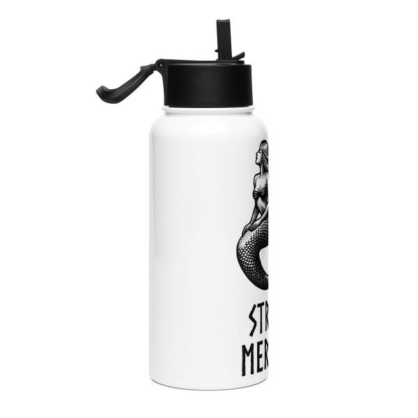 Strong Mermaid Stainless steel water bottle - Image 4