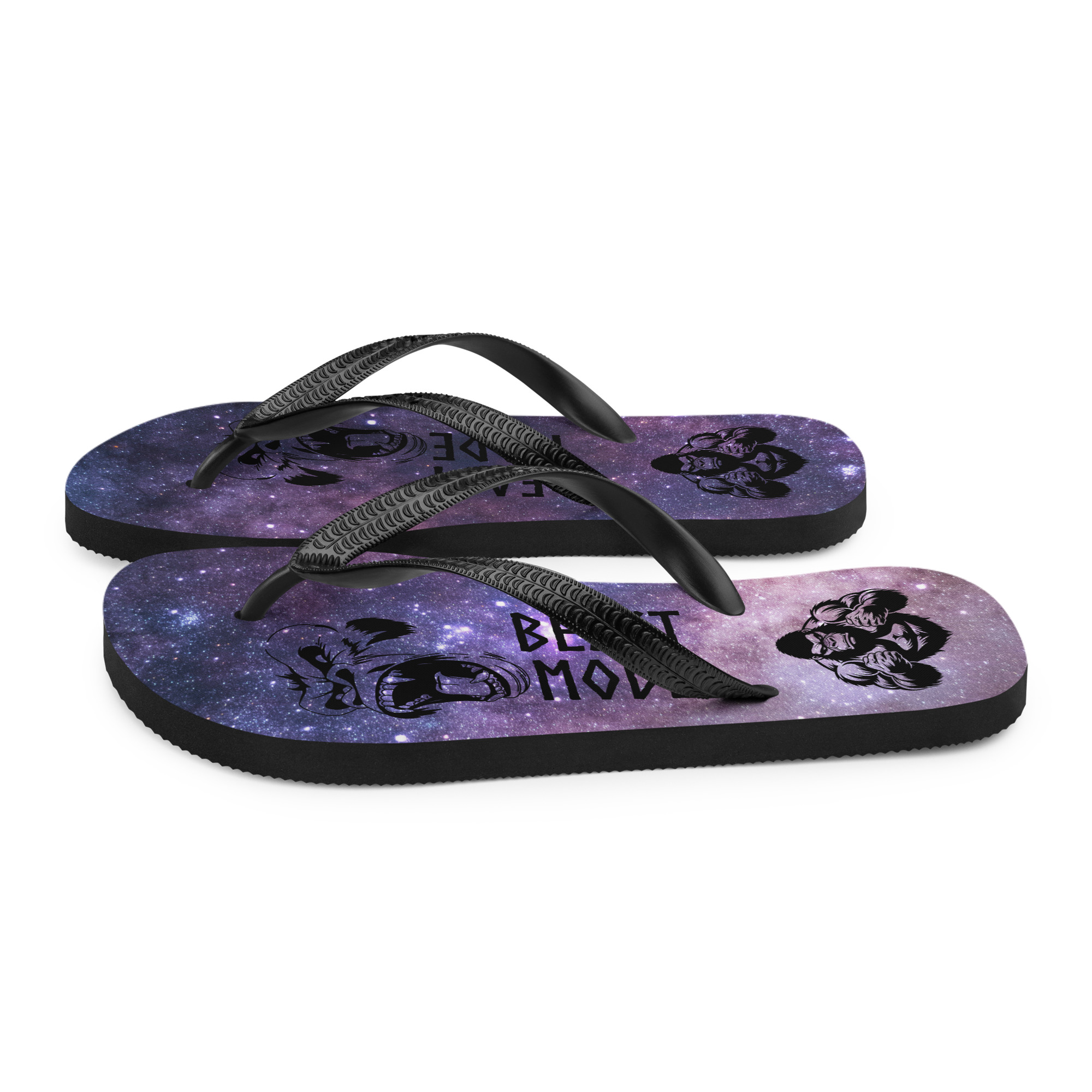 Beast Mode Flip-Flops (Galaxy) – Herm Strongest