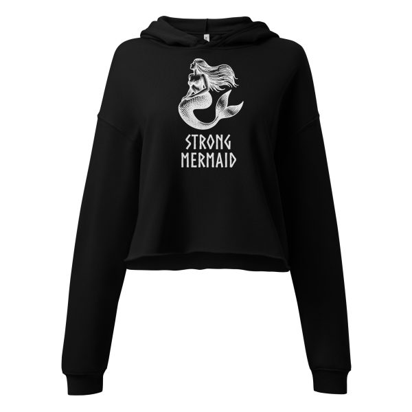 Strong Mermaid Crop Hoodie