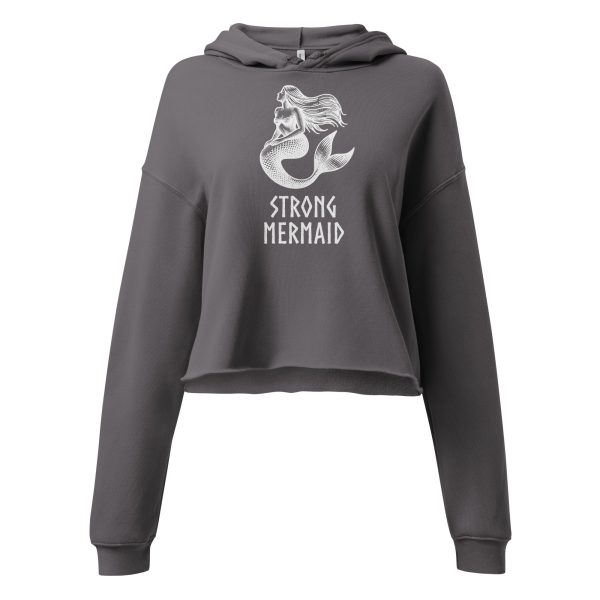 Strong Mermaid Crop Hoodie - Image 5