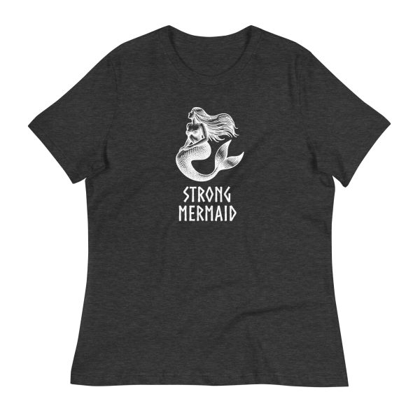 Strong Mermaid Women's Relaxed T-Shirt - Image 3