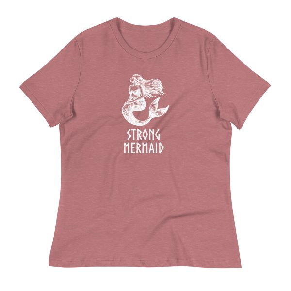 Strong Mermaid Women's Relaxed T-Shirt - Image 4