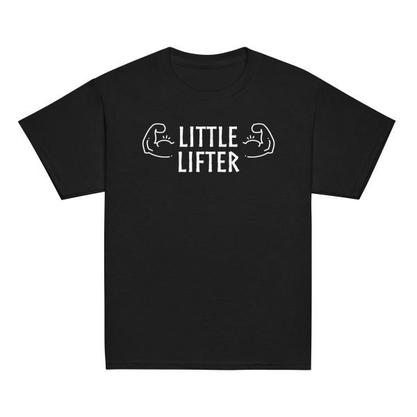 Little Lifter (White font) Youth classic tee