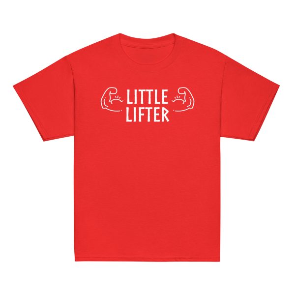 Little Lifter (White font) Youth classic tee - Image 3