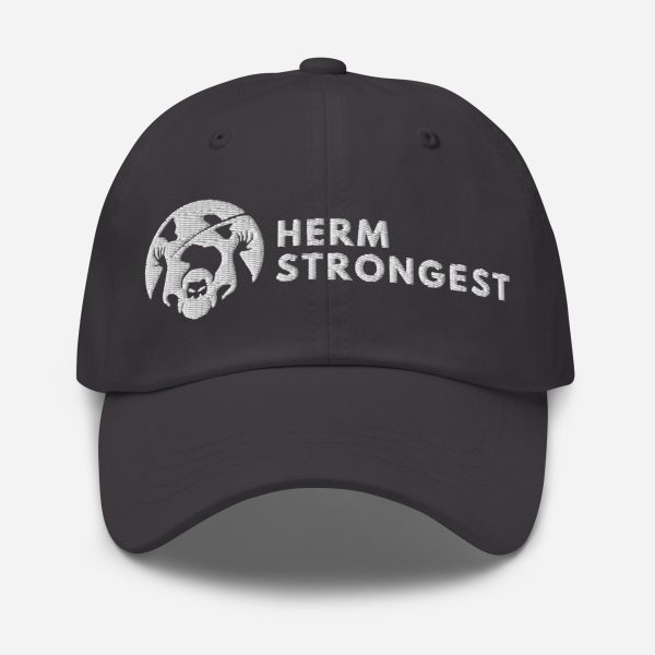 Herm Strongest Embroidered Logo Dad hat - Image 7