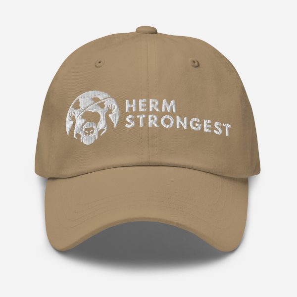 Herm Strongest Embroidered Logo Dad hat - Image 11