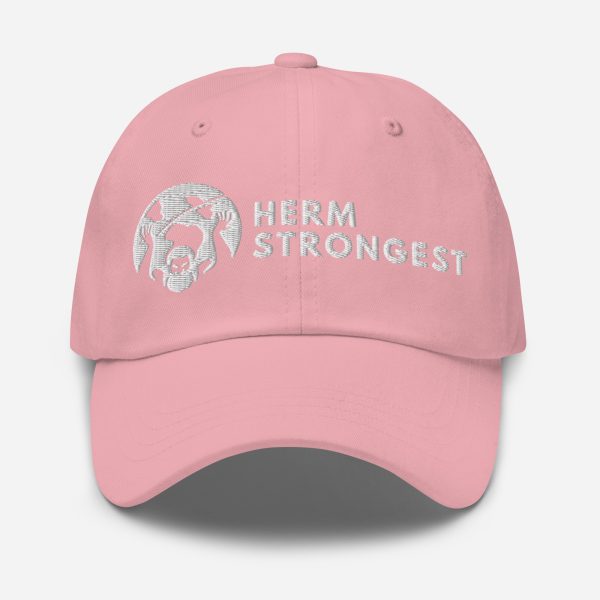 Herm Strongest Embroidered Logo Dad hat - Image 15