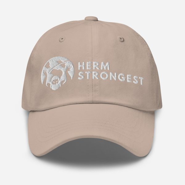 Herm Strongest Embroidered Logo Dad hat - Image 13