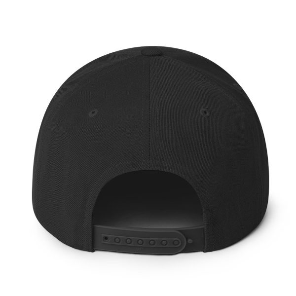 Herm Strongest Embroidered Logo Snapback Hat - Image 4