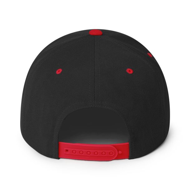 Herm Strongest Embroidered Logo Snapback Hat - Image 6