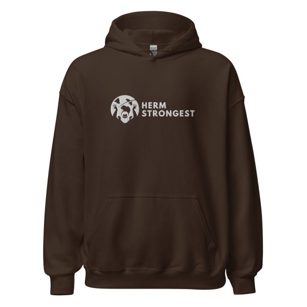 Strongest embroidered Unisex Hoodie - Image 4