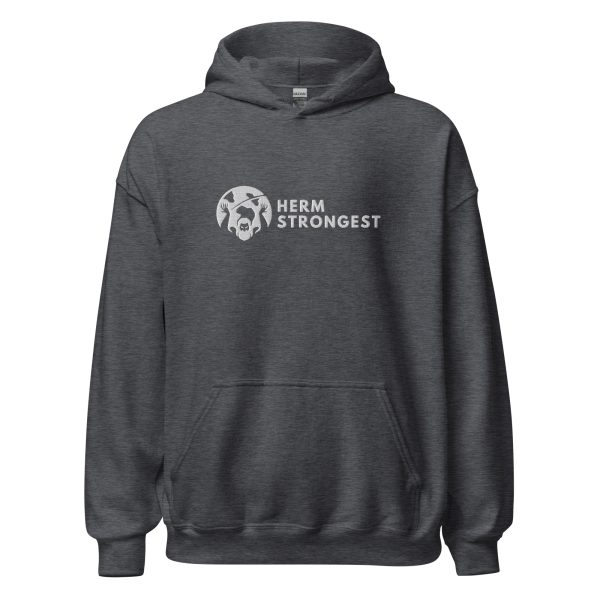 Strongest embroidered Unisex Hoodie - Image 6