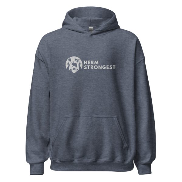 Strongest embroidered Unisex Hoodie - Image 9