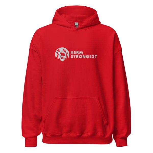 Strongest embroidered Unisex Hoodie - Image 5