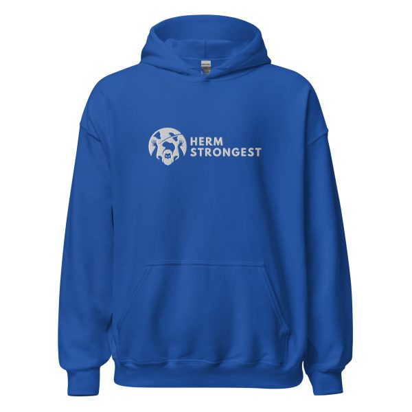 Strongest embroidered Unisex Hoodie - Image 7